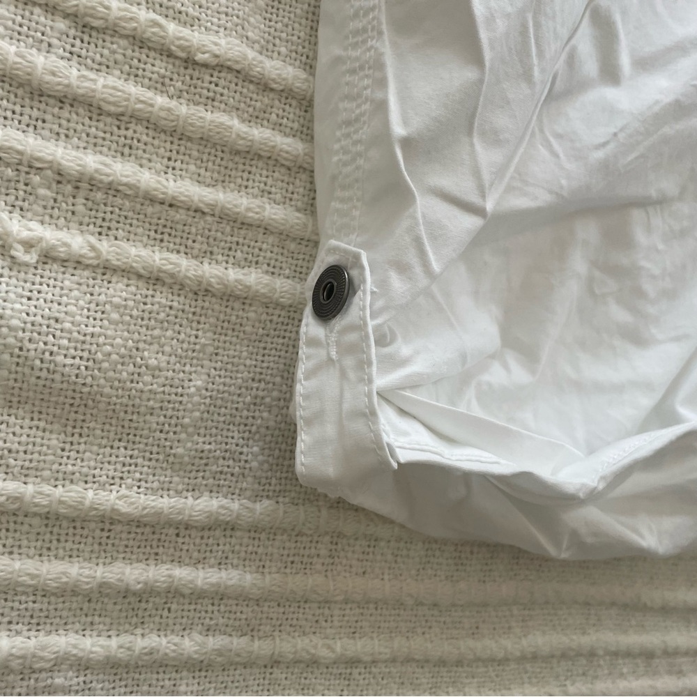 INC International Concepts Macy’s Plus Size White cargo shorts pockets size 18W - Picture 8 of 16